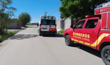 Un motociclista perdió el control y cayó sobre Ruta Nacional N°38