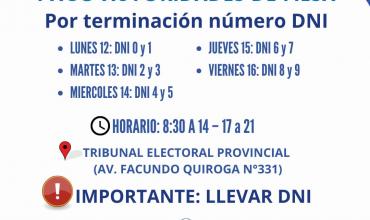 Comienza el pago para autoridades de mesa de las últimas elecciones