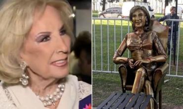 Por pedido de Mirtha Legrand, retiraron su estatua en Villa Cañas