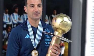 Scaloni habló luego de recibir el premio a mejor DT de América: "Al equipo campeón todo el mundo querrá batirlo"