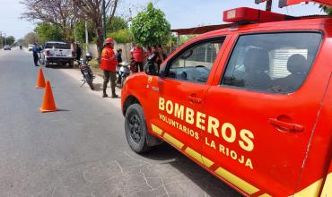 Una motocicleta fue chocada por un auto que se dio a la fuga