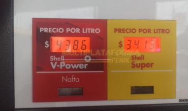 Se registró un nuevo aumento en los combustibles en La Rioja: En Shell, la nafta V-Power alcanzó los 438 pesos
