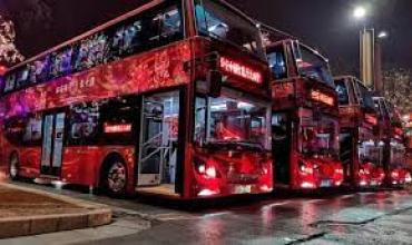 Chile pondrá a prueba ómnibus chinos doble piso eléctricos