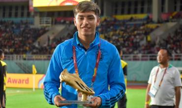 Ruberto ganó la Bota de Oro del Mundial Sub 17 y es el séptimo argentino en conseguirla