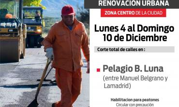 Queda liberado el tránsito vehicular en prácticamente todo el centro de la ciudad