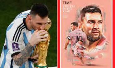 Messi fue elegido como atleta del año por la revista Time