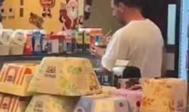 Messi, con mate en mano, salió de compras en Miami y revolucionó un supermercado
