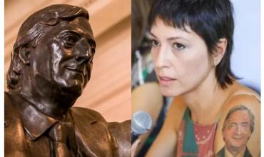Ya se sabe a dónde fue la estatua de Néstor Kirchner: la cuidará Mayra Mendoza en Quilmes