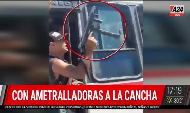 Dos barrabravas de Deportivo Laferrere fueron detenidos tras el incidente con armas de fuego