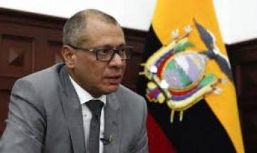 El ex vicepresidente de Ecuador Jorge Glas volvió a la cárcel tras recibir el alta hospitalaria