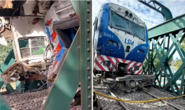 Así quedaron las formaciones del tren San Martín que chocaron en Palermo