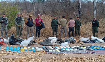 Gendarmería detuvo en Salta a un grupo de mochileros con más de 200 kilos de cocaína