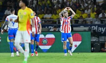Paraguay empató con Colombia y se afianzó en zona de clasificación