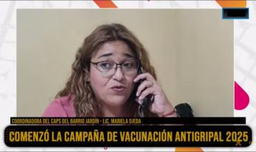 Arrancó la campaña de vacunación antigripal