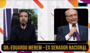 Eduardo Menem: “Ha sido un Papa que se destacó por hacer cambios profundos”