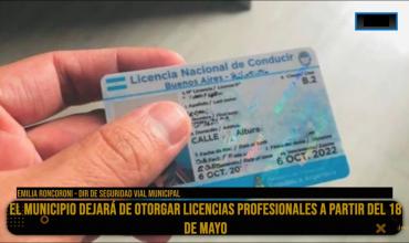 El municipio dejará de emitir la licencia profesional el próximo mes