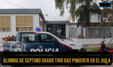 Caos en escuela del barrio Facundo Quiroga: Alumna tiró gas pimienta