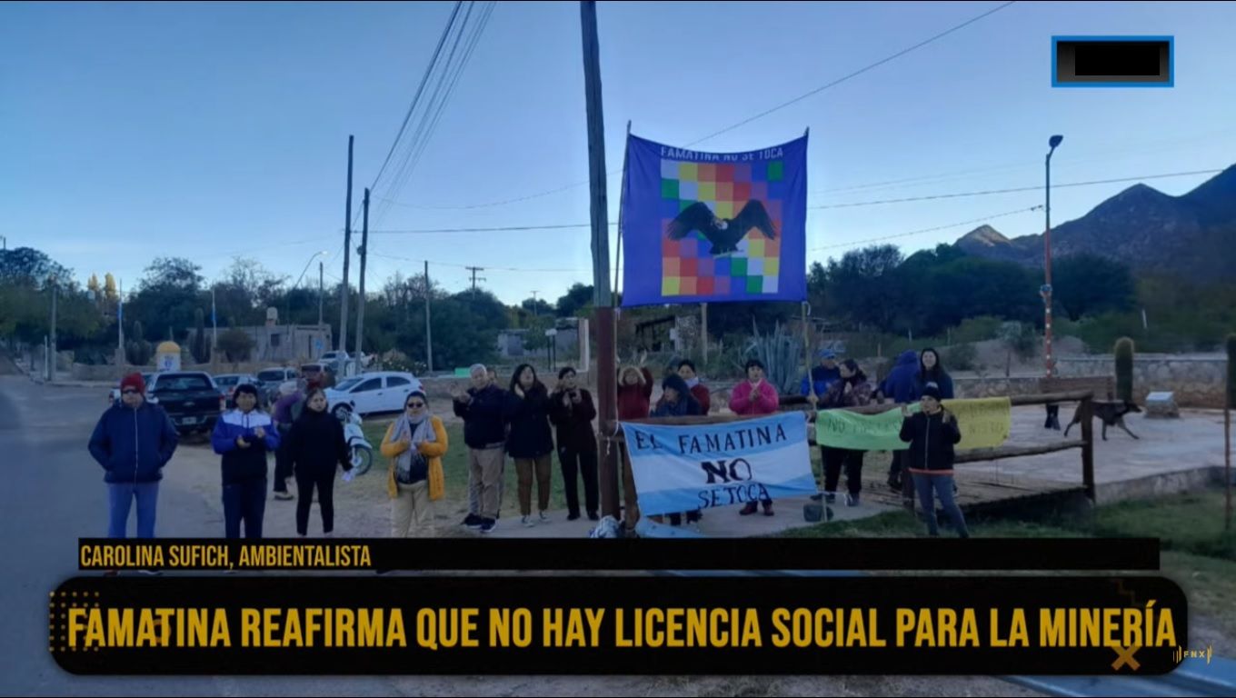 Carolina Sufich en Fénix: “El gobierno miente porque sí hay actividad minera en Famatina”