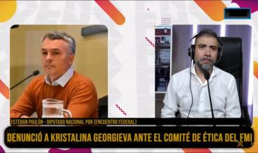 Esteban Paulón en Fénix: “La gerenta del FMI se inmiscuyó en la política interna y casi hizo un acto de campaña”