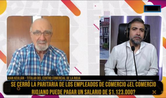 Juan Keulian en Fénix: “Estos aumentos salariales son impagables para muchos comercios de La Rioja”