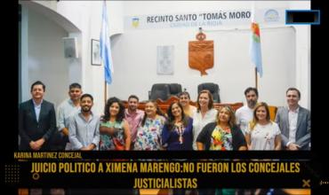Concejal Karina Martínez: “Los concejales justicialistas se hicieron la rabona para proteger a Ximena Marenco”