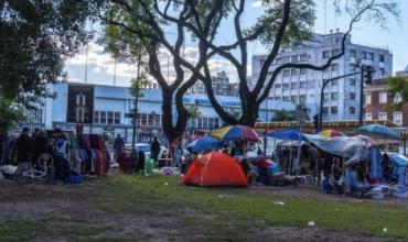Megaoperativo en Chacarita: desalojaron a 5 mil manteros del Parque Los Andes y secuestraron mercadería ilegal