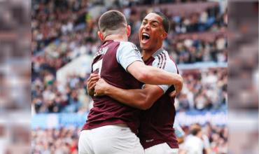  El Aston Villa del “Dibu” Martínez ganó y sigue metido en la pelea para clasificar a la Champions League