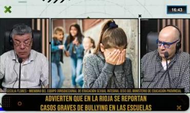 Cecilia Flores, referente del programa “Convivir en la Escuela” y del equipo ESI del Ministerio de Educación, en Fenix: advierten por casos graves de bullying en La Rioja