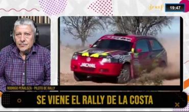 Rodrigo Peñaloza, piloto , en Fenix: el rally volvió a la Costa riojana con historia, turismo y fuerte impacto económico