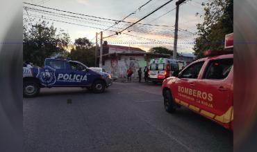 Menor hospitalizada tras siniestro vial en barrio Evita