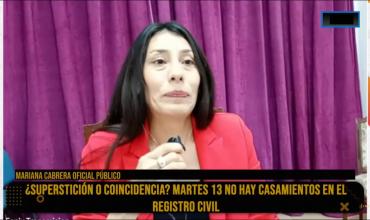 Martes 13 sin casamientos en La Rioja