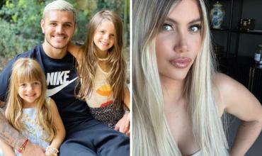 Wanda Nara y Mauro Icardi, nuevamente enfrentados por sus hijas