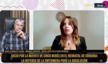Daniela Morales Leanza, abogada penalista y querellante en la causa Neonatal, en Fenix: la defensa de la enfermera pidió la absolución y la querella reafirmó las pruebas del homicidio
