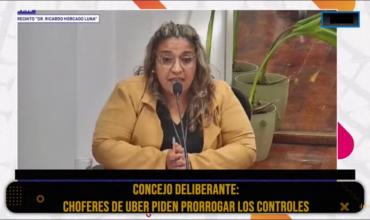 Impidieron a la concejal Ramona “Yiyi” Ceballos proponer modificaciones a la ordenanza que regula el funcionamiento de UBER
