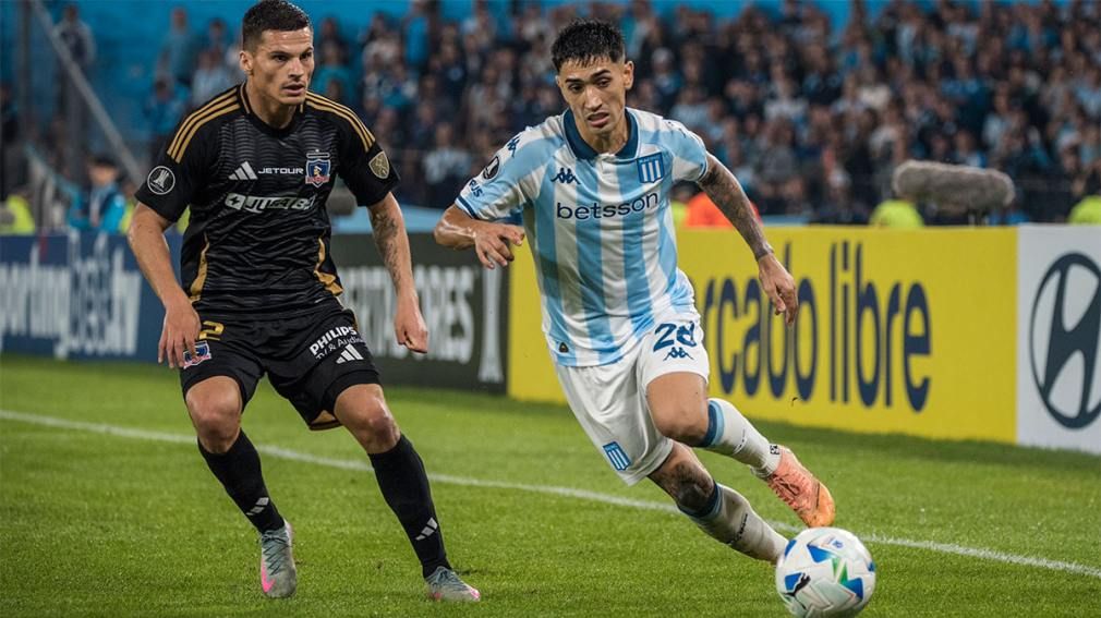 Racing aplastó a Colo-Colo y se aseguró un lugar en los octavos de la copa