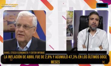 Daniel Sticco en Fénix: “A pesar del 2,8% de inflación, la núcleo sigue siendo alta en 3,2%”