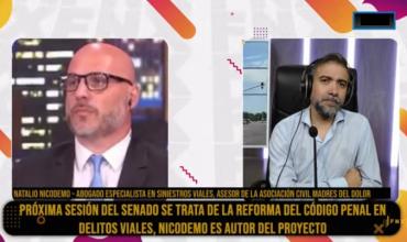 “El Código Penal tiene penas muy bajas para los homicidas viales”, advirtió Natalio Nicodemo