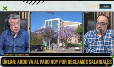 Juan Chade, secretario general de ARDU, en Fenix: paro docente en la UNLaR por pérdida del poder adquisitivo y falta de paritarias reales