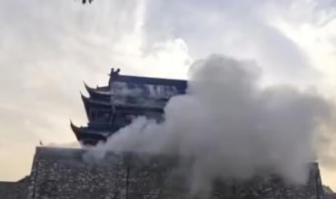 Se derrumbó en China el techo de un monumento histórico de más de 600 años