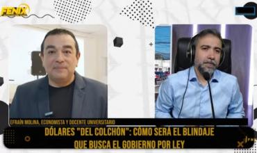Efraín Molina en Fénix: “Las medidas del gobierno son disruptivas para los que venimos acostumbrados a los vaivenes de la economía”