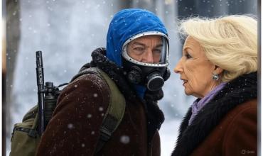 El Eternauta llega a Canal 13 y se sienta a comer con Mirtha Legrand