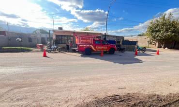 Motociclista derrapó y sufrió lesiones en avenida San Nicolás de Bari