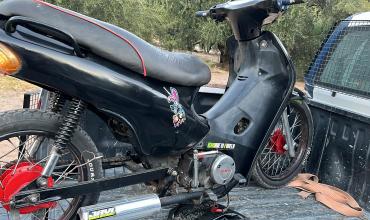 Retienen motocicleta durante operativo contra picadas ilegales en Aimogasta