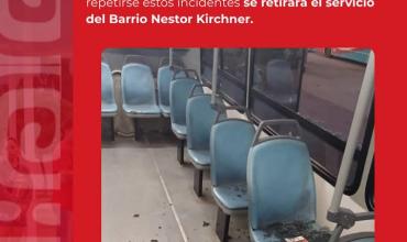  Advierten que podría suspenderse el servicio de colectivos en el Barrio Néstor Kirchner