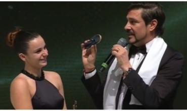 El reencuentro de Graciela Alfano y Matías Alé: cruce de miradas, abrazos y la invitación a la boda