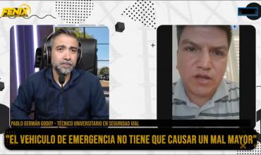 Pablo Godoy en Fénix: “El conductor de un móvil de emergencia no debe causar un mal mayor”