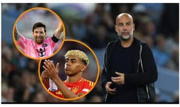 La contundente frase que utilizó Pep Guardiola al comparar a Lamine Yamal con Lionel Messi