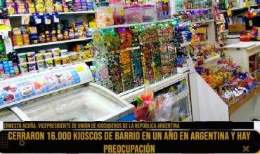 “Por primera vez somos menos de 100 mil kioscos en Argentina”, alertó Ernesto Acuña, vicepresidente de la Unión de Kiosqueros