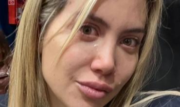 Wanda Nara compartió una emotiva fotografía en lágrimas