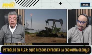 José Nicolás Casas advirtió que el alza del petróleo y las tasas puede agravar la situación económica global